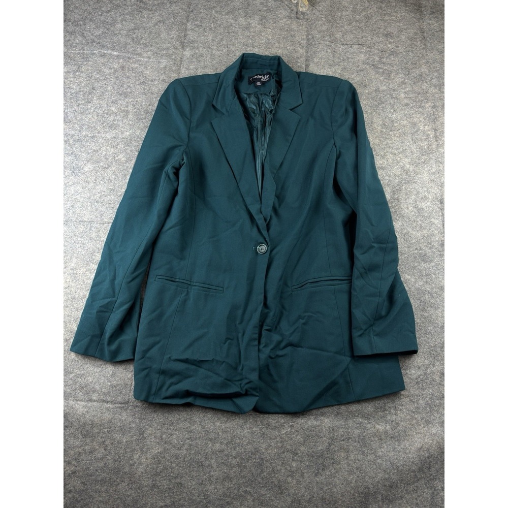 Chadwicks Teal Single-Button Women's Blazer